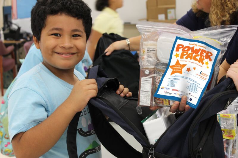 Power Packs Help Feed Hungry Children