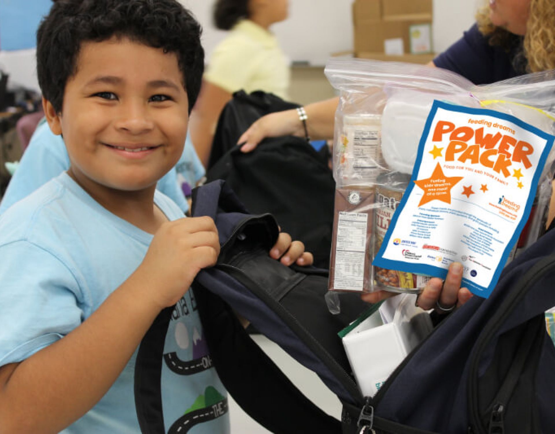 Power Packs Help Feed Hungry Children